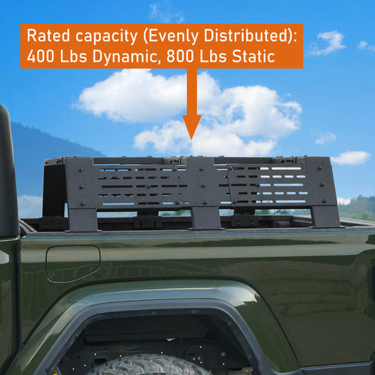 Truck 12.2" High Overland Bed Rack - Hooke Road BXG.9904-S 5