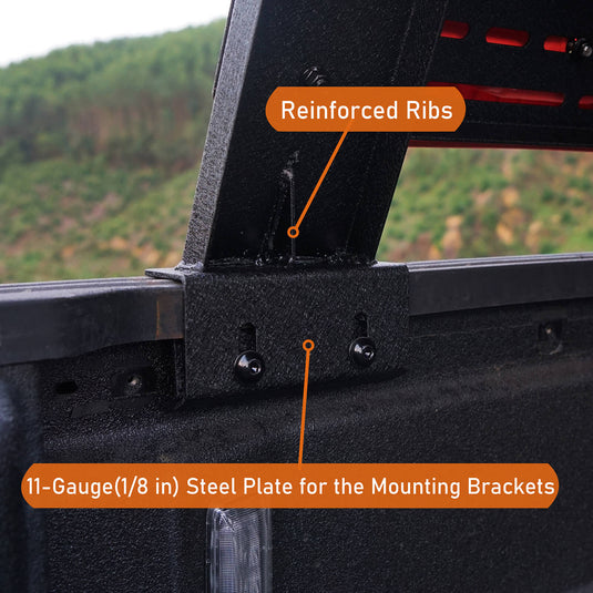 Truck 12.2" High Overland Bed Rack - Hooke Road BXG.9904-S 9