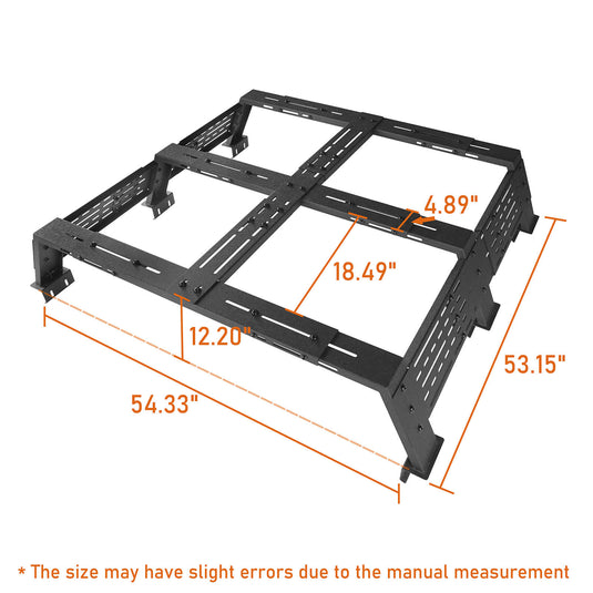 Truck 12.2" High Overland Bed Rack - Hooke Road BXG.9908-S 15