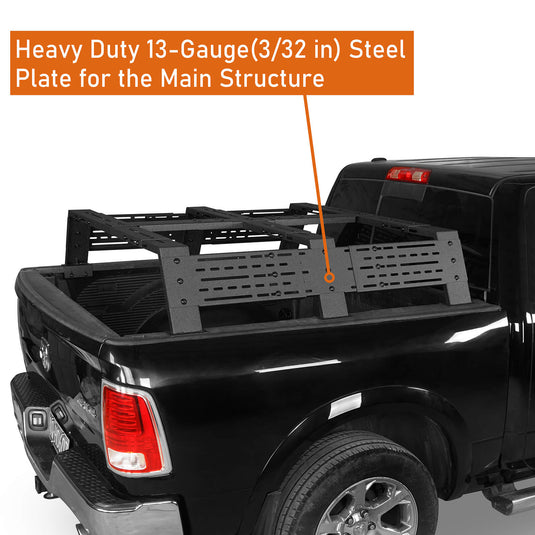 Truck 12.2" High Overland Bed Rack - Hooke Road BXG.9908-S 3