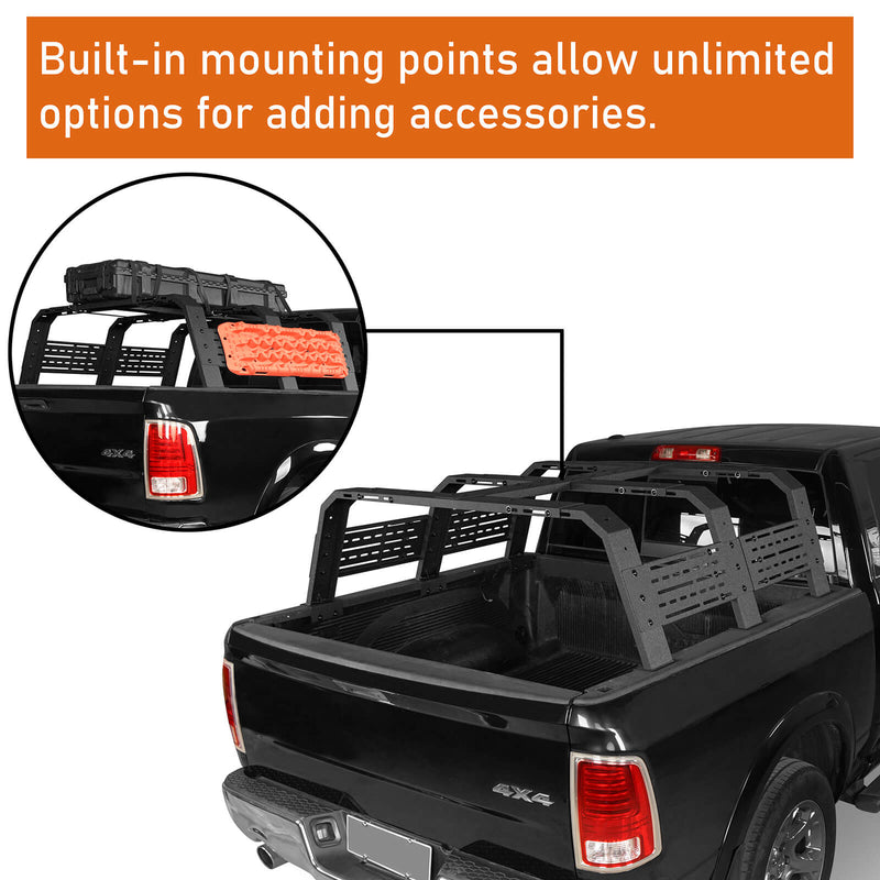Load image into Gallery viewer, Truck 18.8&quot; High Overland Bed Rack - Hooke Road BXG.9906-S 5
