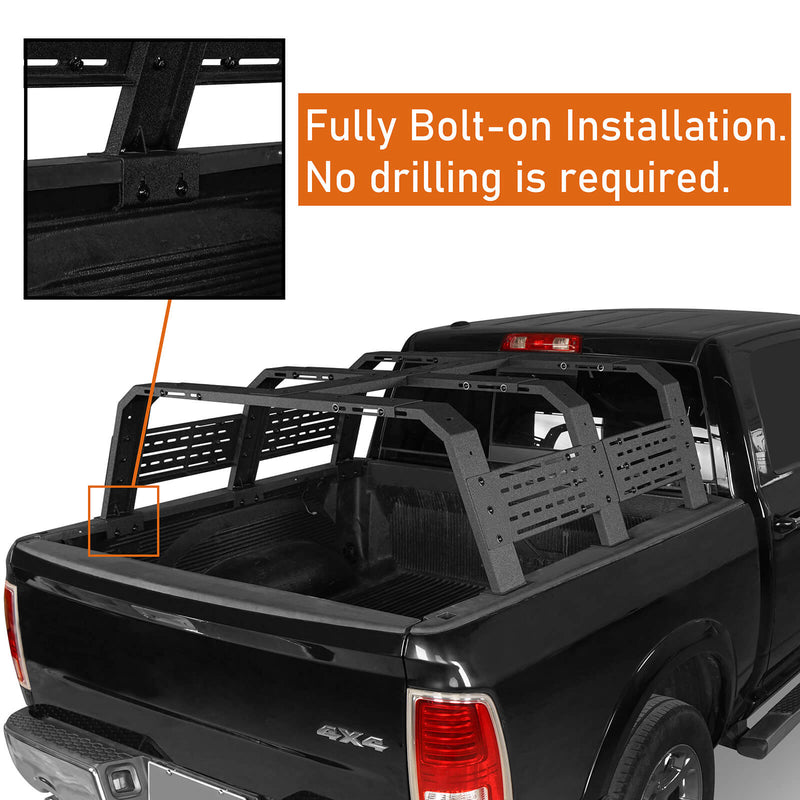 Load image into Gallery viewer, Truck 18.8&quot; High Overland Bed Rack - Hooke Road BXG.9906-S 6

