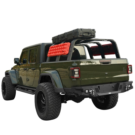 18.8" High Overland Bed Rack (Ford Ranger & GMC Canyon & Chevrolet Colorado & Jeep Gladiator JT)- Hooke Road