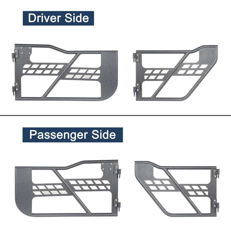 Load image into Gallery viewer, Hooke Road Tubular Door &amp; Rock Crawler Door Storage(18-24 Jeep Wrangler JL &amp; Jeep Gladiator JT 4 Doors)
