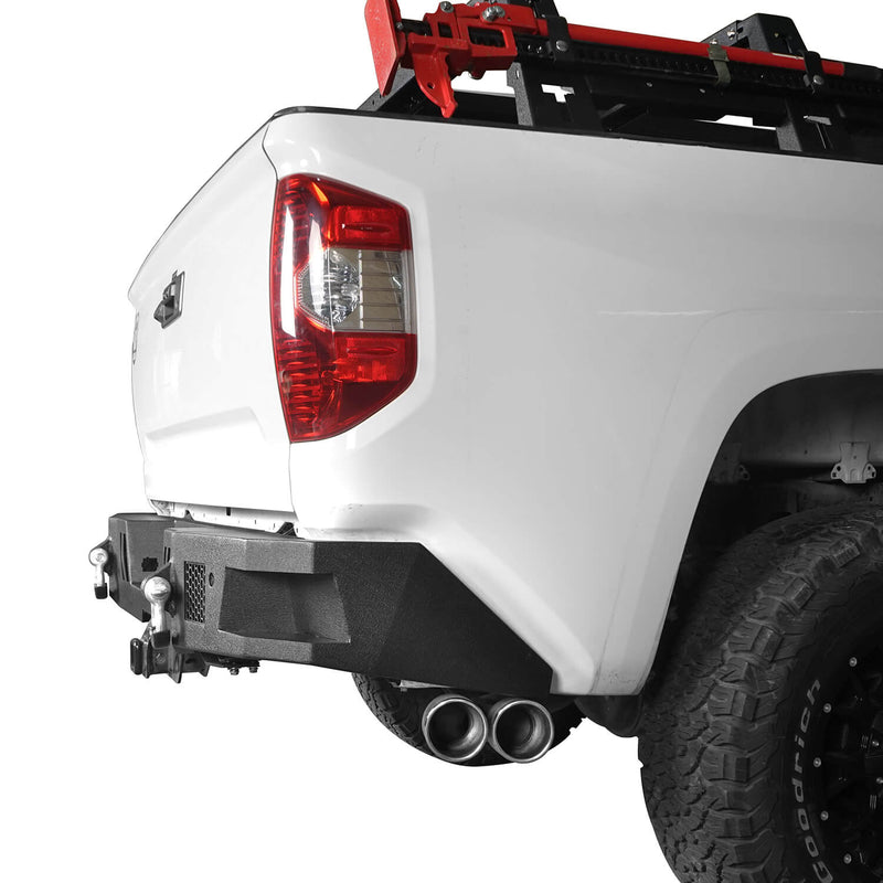 Load image into Gallery viewer, Hooke Road Tundra Rear Bumper Full Width Rear Bumper for Toyota Tundra BXG602 Toyota Tundra Parts b5002 6
